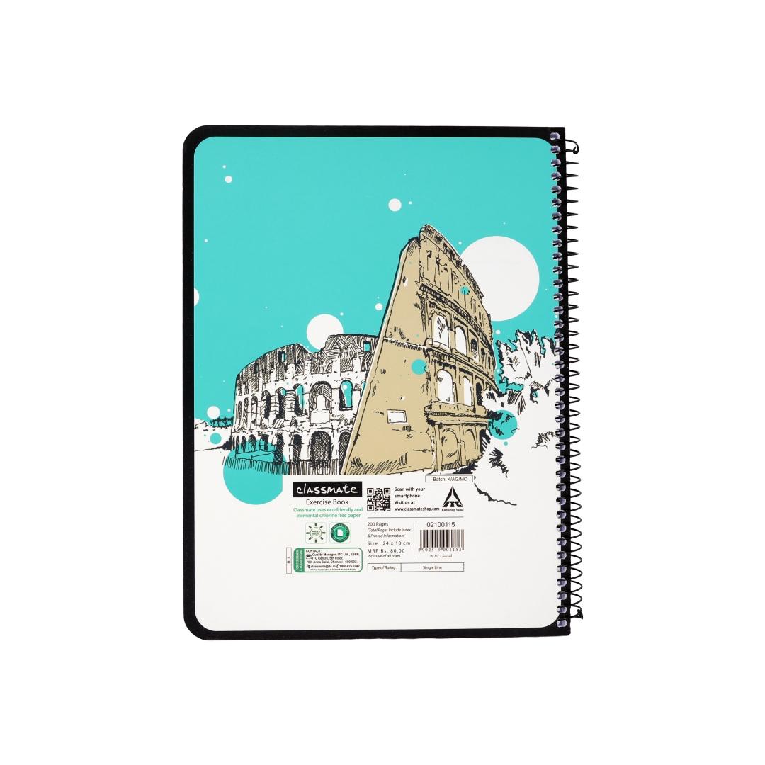  Spiral Single Line Notebook 