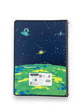 Classmate Pulse Spiral Notebook - A4|Single Line|180 Pages|Easy notetaking|Pack of 2