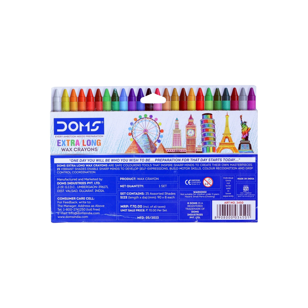 Wax crayons