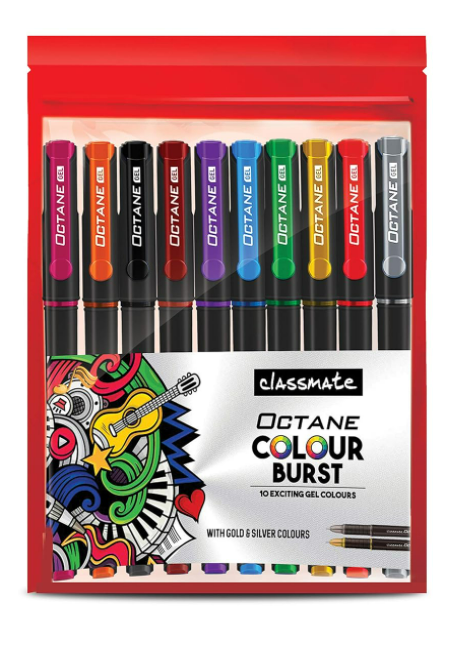 Classmate Octane Colour Burst Gel Pens Buy Fun Gel Pens Online