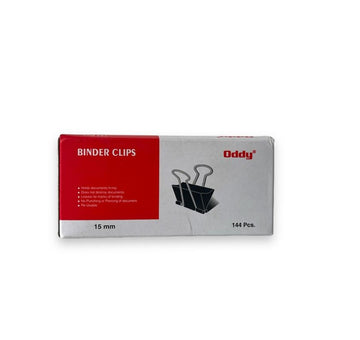 ODDY Binder clips 15mm|PACK OF 6 BOXES|