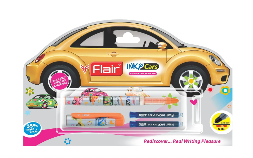 Flair Inky Cars LIquid Ink Fountain Pen