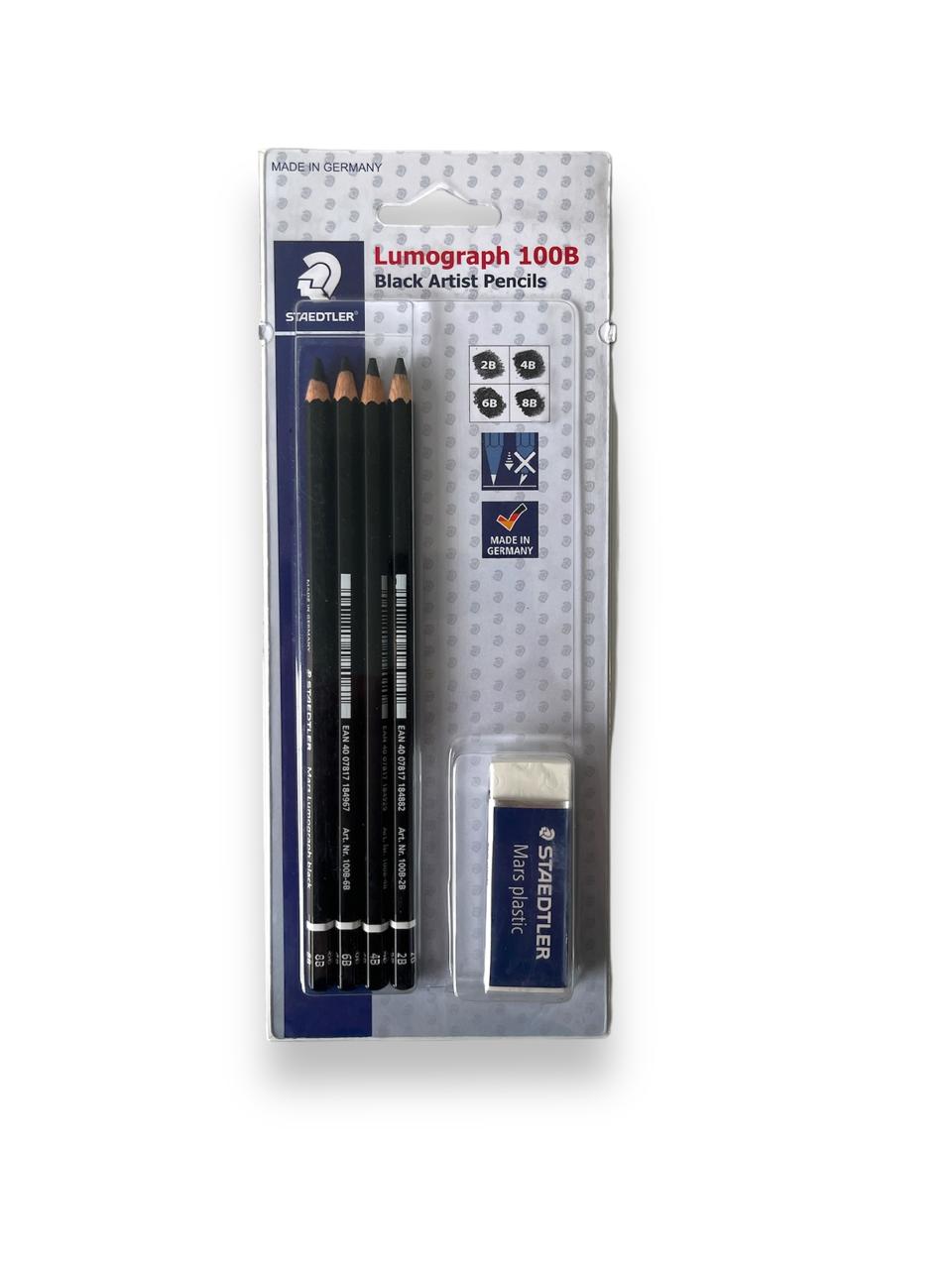 Staedtler Mars Lumograph Artist Assorted Pencil Set