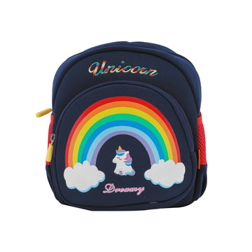 Cute Rainbow Backpacks for Kids - School & Picnic Travel Bag (Multicolor)