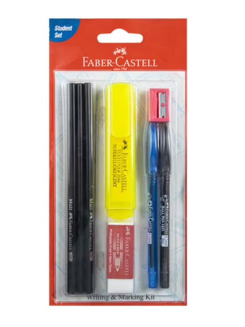 Faber-Castell Writing and Marking Kit|Essential Writing Tools|set of 2 packets