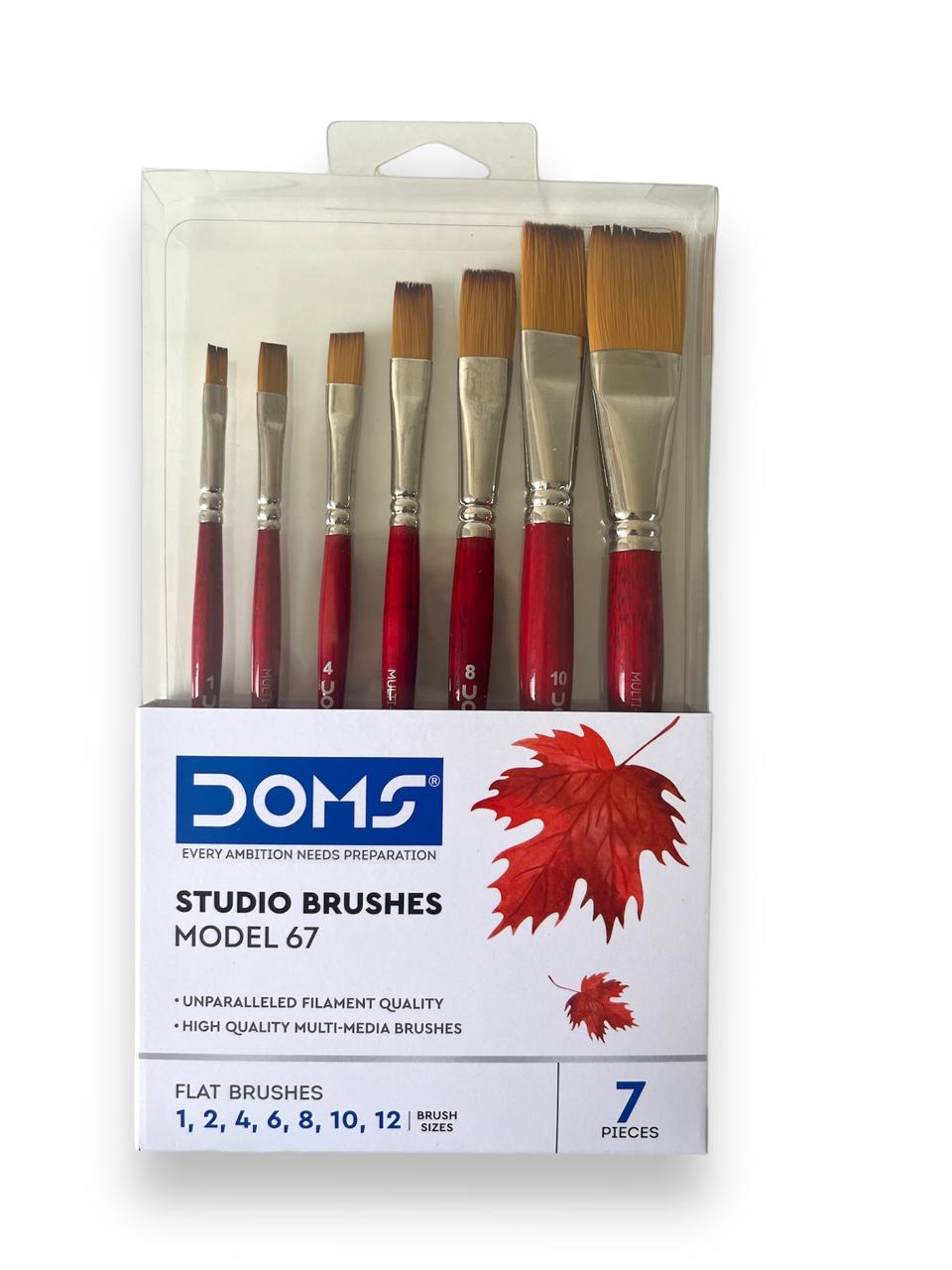 Flat brush set