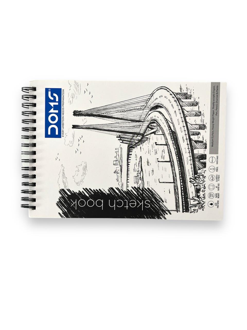 DOMS Spiral Sketch Book A5 Size