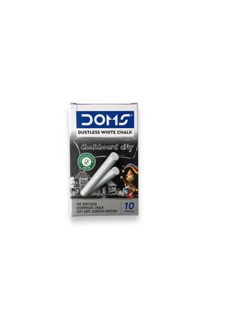 DOMS white Chalk (pack of 10pcs)