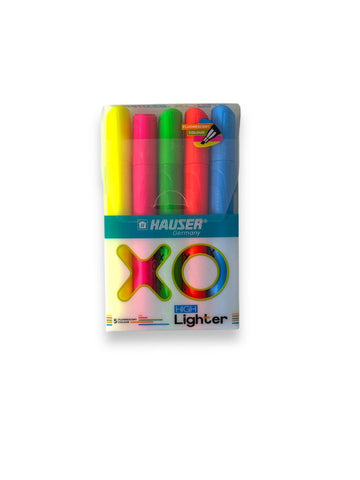 Hauser Highlighter pen|set of 5 shades|set of 5 packets