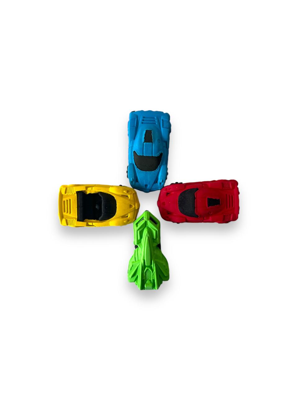 Sports car shape eraser