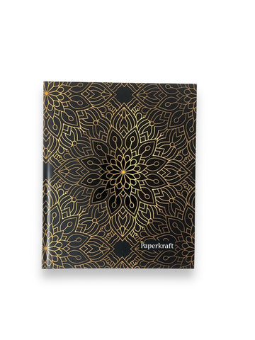 Paperkraft Diary Hard Bound - Elegant and Durable|Black color|