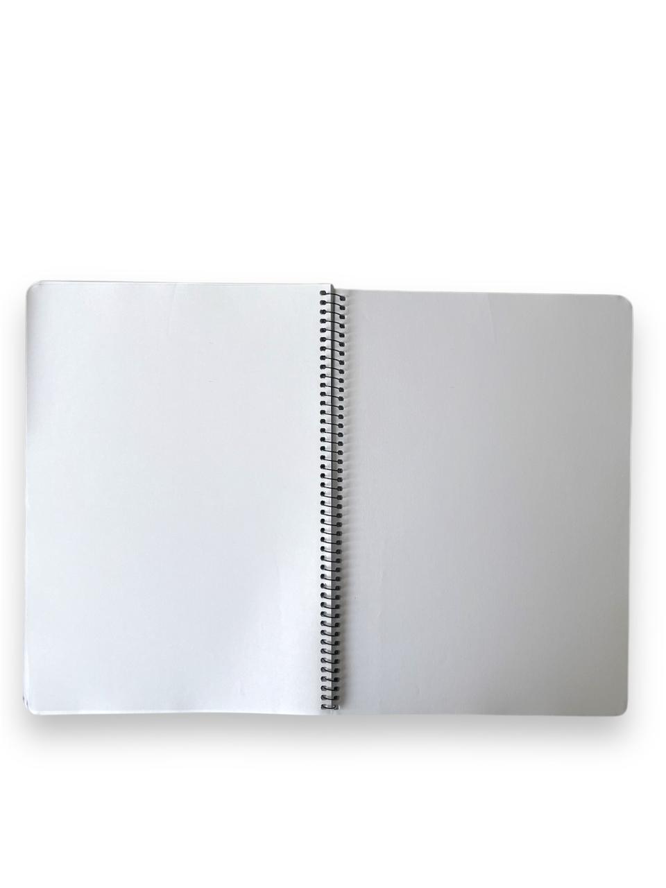 Classmate Pulse Spiral Notebook A4 Size | Pack of 1 | Unruled | 180 Pages|Pack of 2|Perfect for free writing|Calligraphy practice|Early learners writing practice