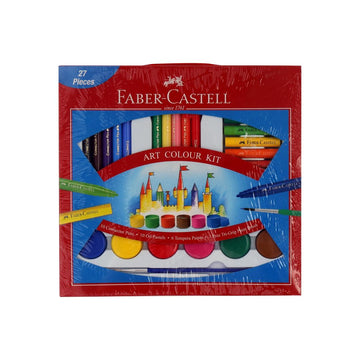 Faber-Castell Art Color Kit With Paint Brush|Comprehensive Art Supplies